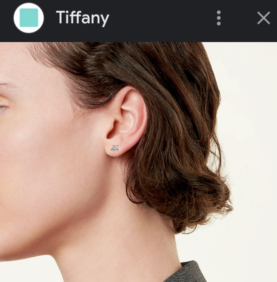 18K Tiffany & Co. Bridal Paloma Picasso WG Leaf Diamond Earrings 🎁 - Picture 2 of 7